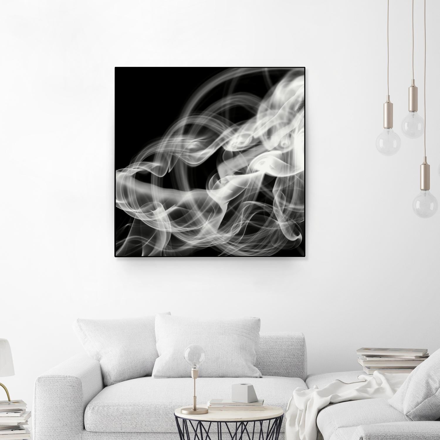Smoke Abstract by THE Studio on GIANT ART - black abstract
