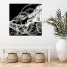 Smoke Abstract by THE Studio on GIANT ART - black abstract