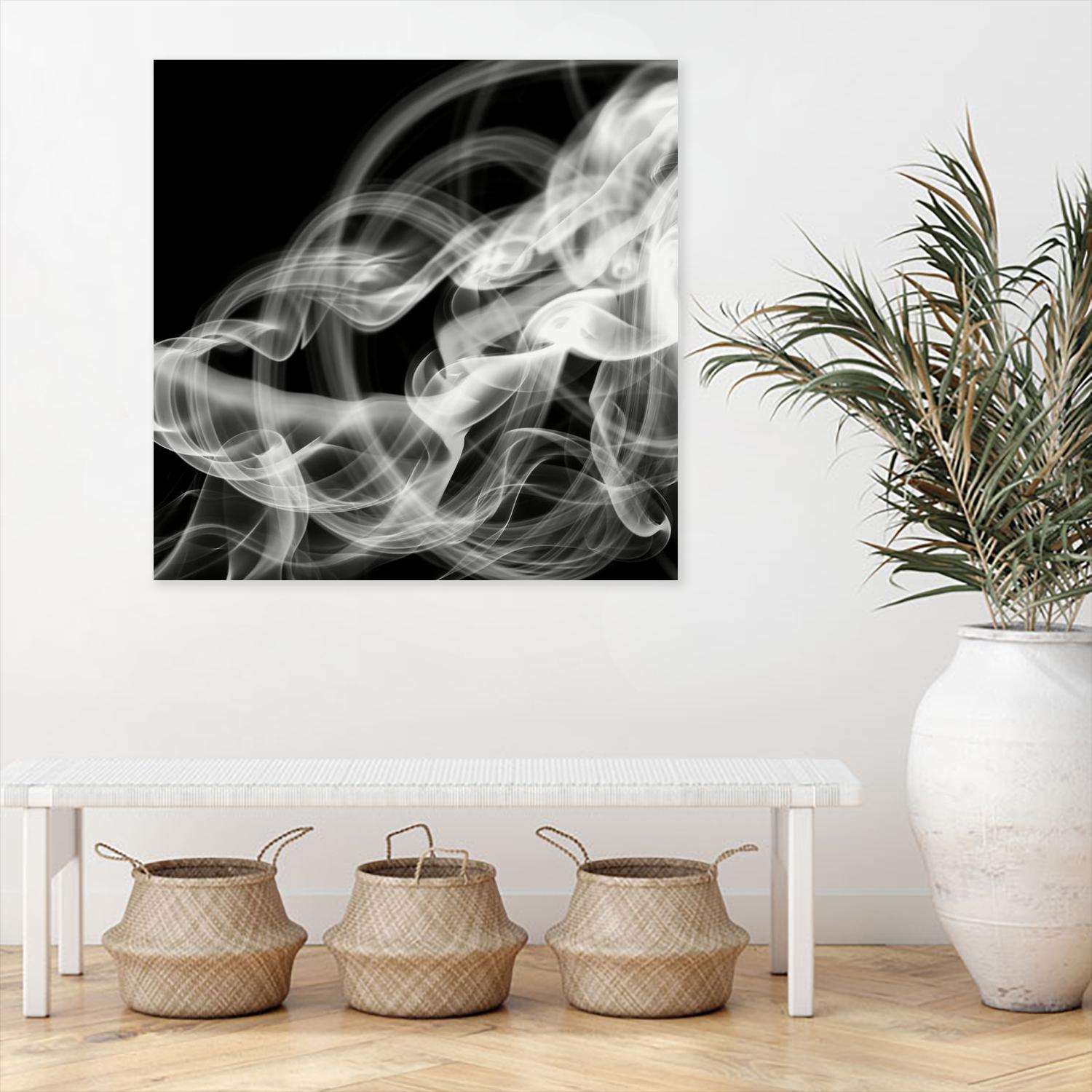 Smoke Abstract by THE Studio on GIANT ART - black abstract