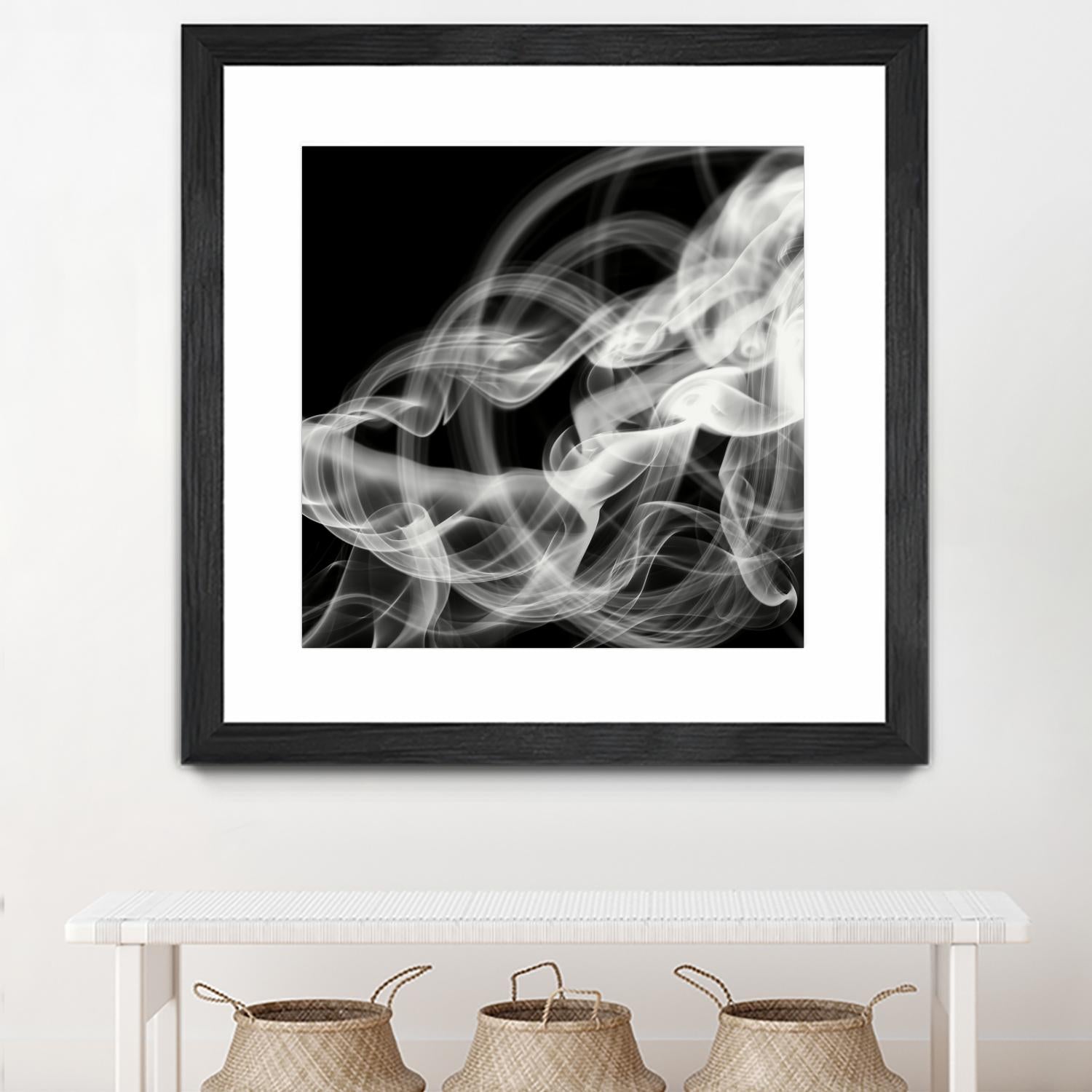 Smoke Abstract by THE Studio on GIANT ART - black abstract