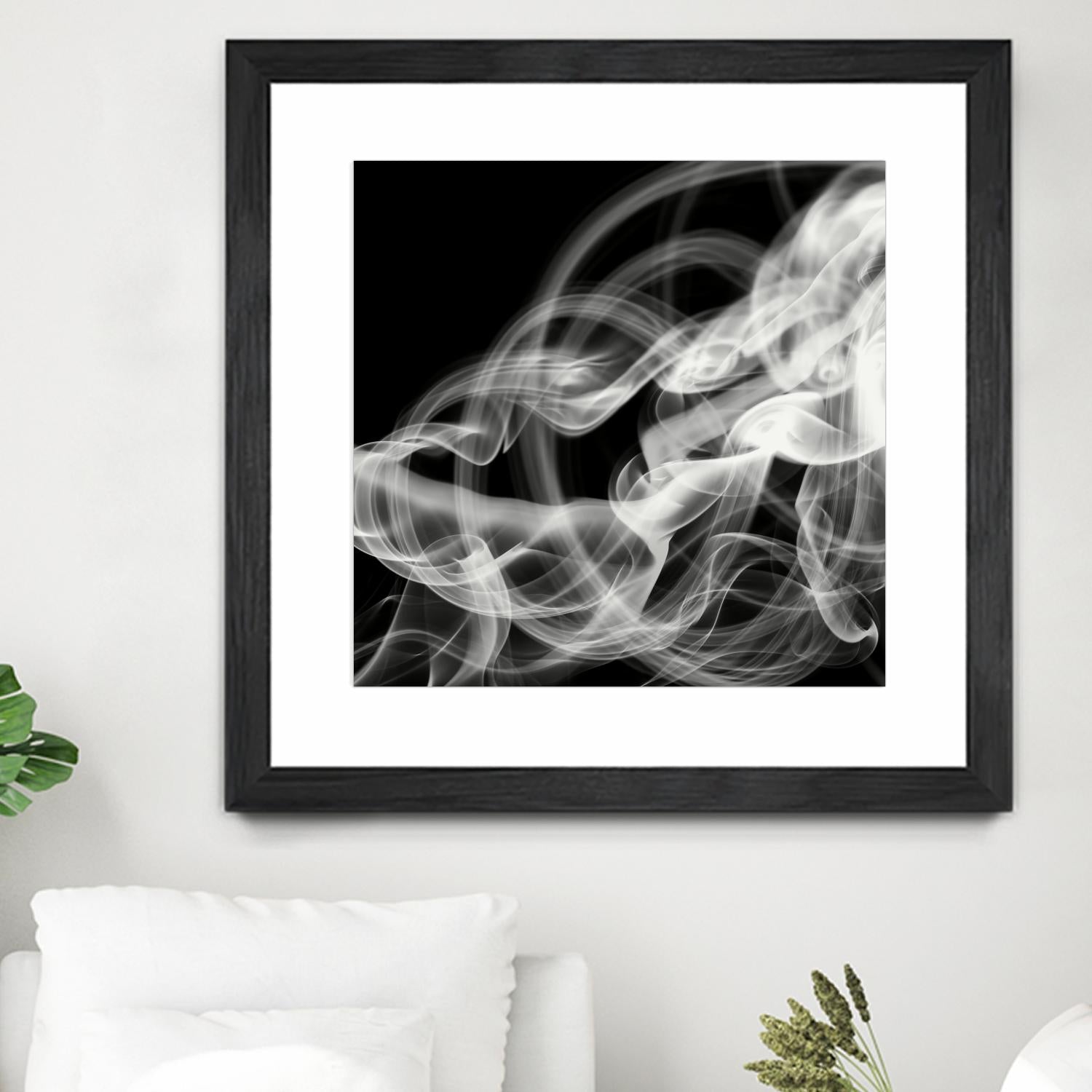 Smoke Abstract by THE Studio on GIANT ART - black abstract