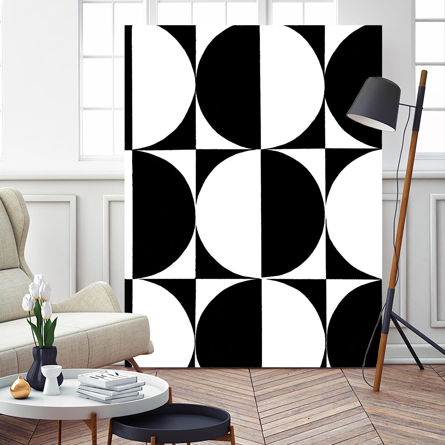 Monochrome Patterns 5 by Natasha Marie on GIANT ART - black abstract