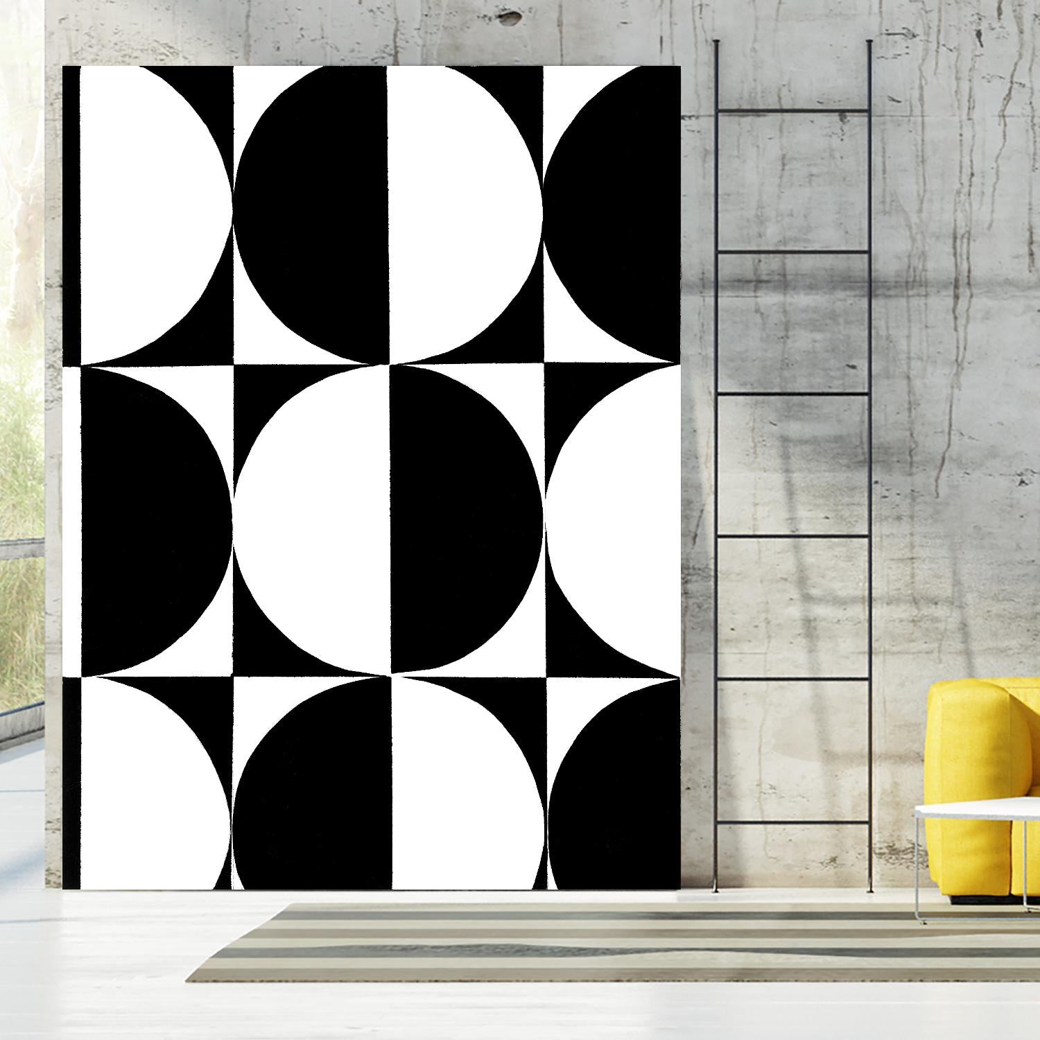 Monochrome Patterns 5 by Natasha Marie on GIANT ART - black abstract