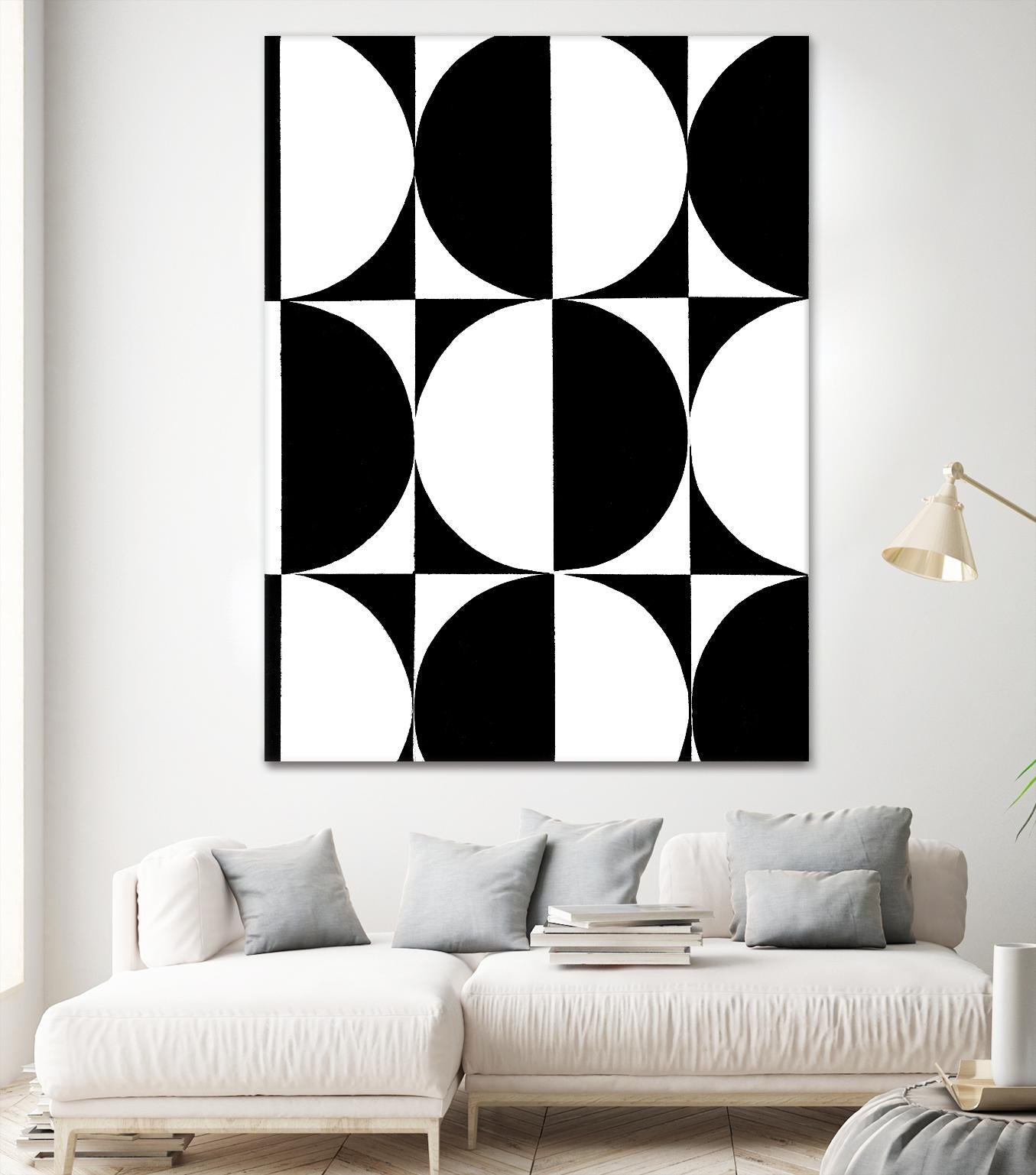 Monochrome Patterns 5 by Natasha Marie on GIANT ART - black abstract