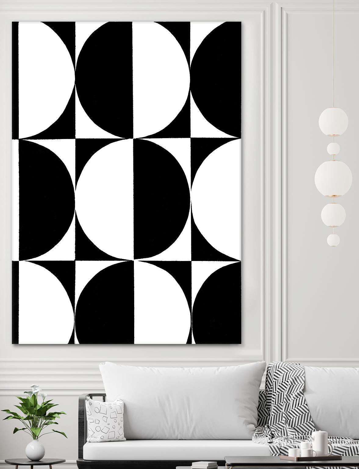 Monochrome Patterns 5 by Natasha Marie on GIANT ART - black abstract