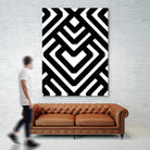 Monochrome Patterns 6 by Natasha Marie on GIANT ART - black abstract