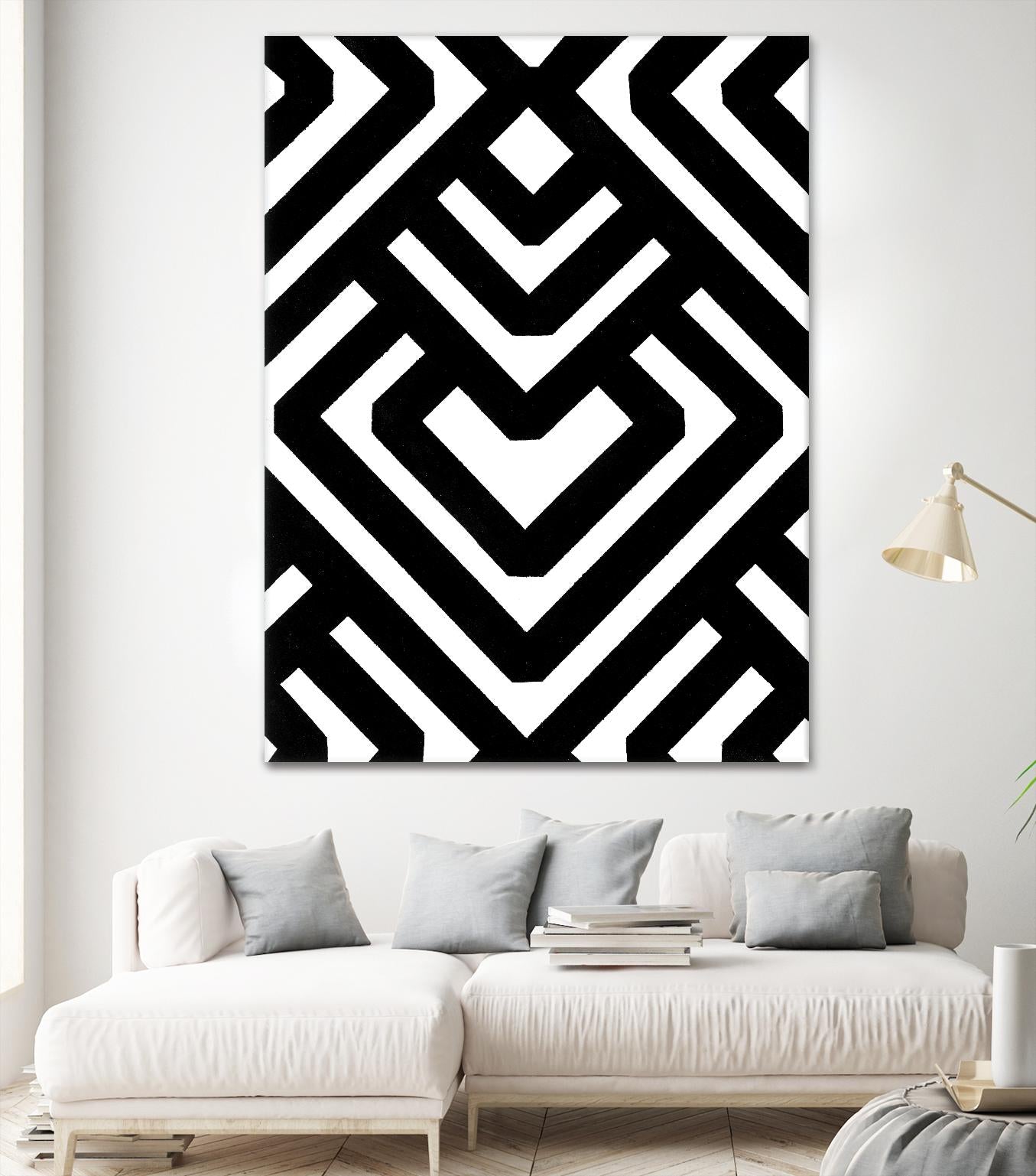 Monochrome Patterns 6 by Natasha Marie on GIANT ART - black abstract