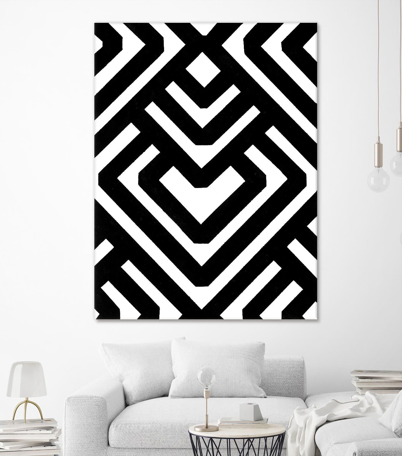 Monochrome Patterns 6 by Natasha Marie on GIANT ART - black abstract