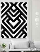 Monochrome Patterns 6 by Natasha Marie on GIANT ART - black abstract