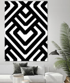 Monochrome Patterns 6 by Natasha Marie on GIANT ART - black abstract