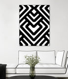 Monochrome Patterns 6 by Natasha Marie on GIANT ART - black abstract
