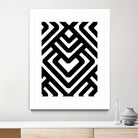 Monochrome Patterns 6 by Natasha Marie on GIANT ART - black abstract