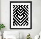 Monochrome Patterns 6 by Natasha Marie on GIANT ART - black abstract