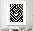 Monochrome Patterns 6 by Natasha Marie on GIANT ART - black abstract