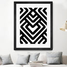 Monochrome Patterns 6 by Natasha Marie on GIANT ART - black abstract