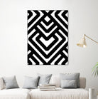 Monochrome Patterns 6 by Natasha Marie on GIANT ART - black abstract
