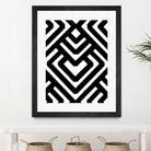 Monochrome Patterns 6 by Natasha Marie on GIANT ART - black abstract