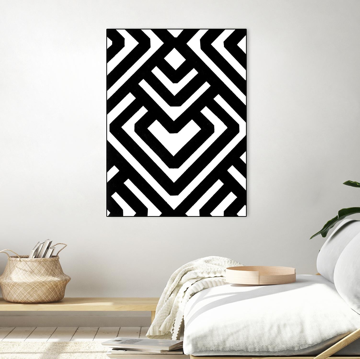 Monochrome Patterns 6 by Natasha Marie on GIANT ART - black abstract