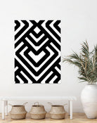 Monochrome Patterns 6 by Natasha Marie on GIANT ART - black abstract