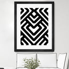 Monochrome Patterns 6 by Natasha Marie on GIANT ART - black abstract