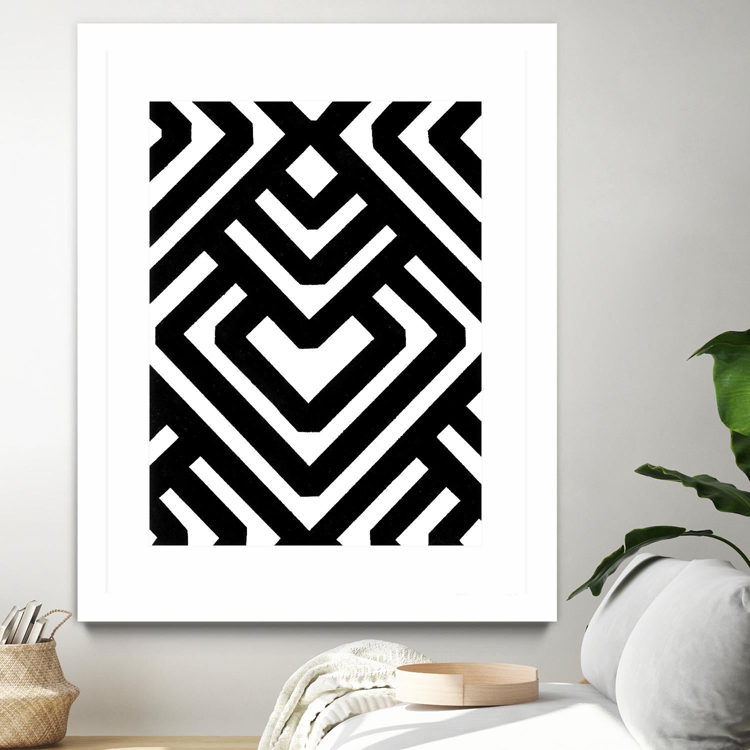 Monochrome Patterns 6 by Natasha Marie on GIANT ART - black abstract