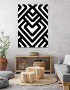 Monochrome Patterns 6 by Natasha Marie on GIANT ART - black abstract