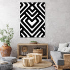 Monochrome Patterns 6 by Natasha Marie on GIANT ART - black abstract