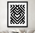 Monochrome Patterns 6 by Natasha Marie on GIANT ART - black abstract