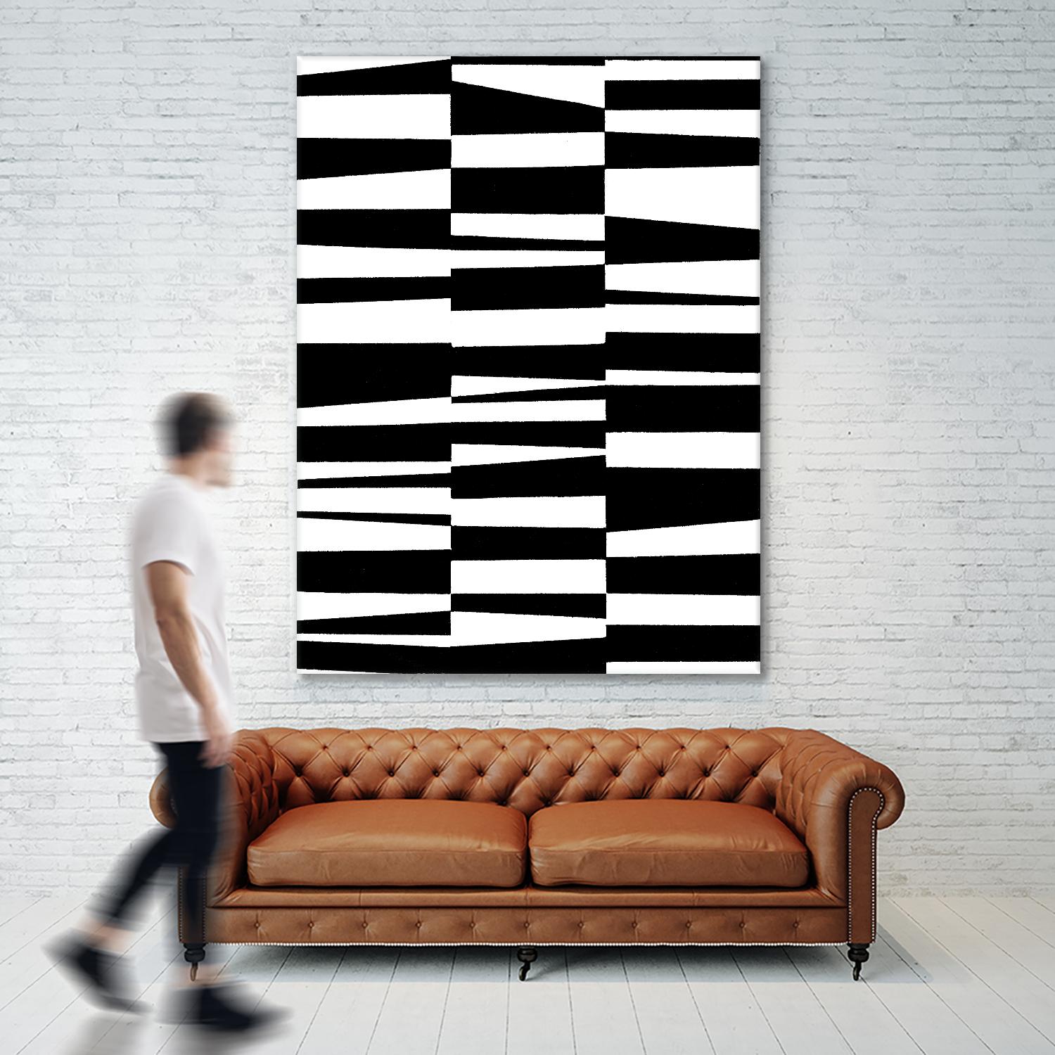 Monochrome Patterns 7 by Natasha Marie on GIANT ART - black abstract