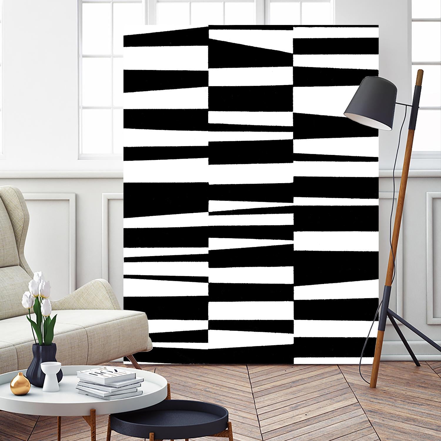 Monochrome Patterns 7 by Natasha Marie on GIANT ART - black abstract
