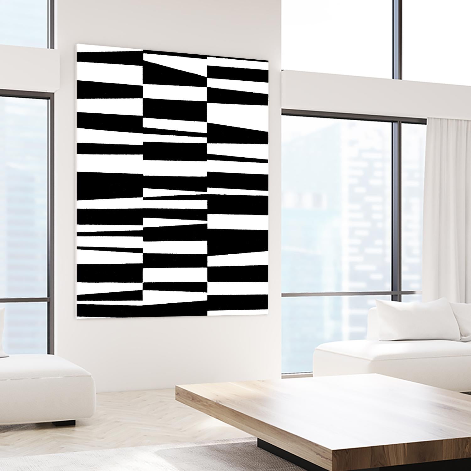 Monochrome Patterns 7 by Natasha Marie on GIANT ART - black abstract
