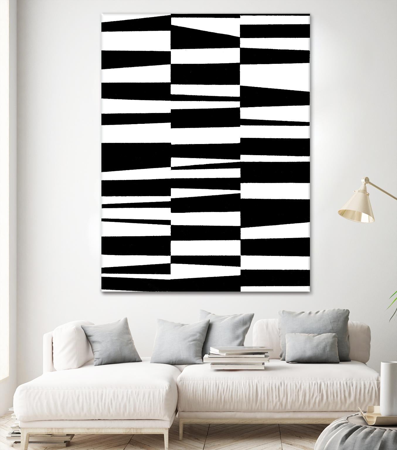 Monochrome Patterns 7 by Natasha Marie on GIANT ART - black abstract