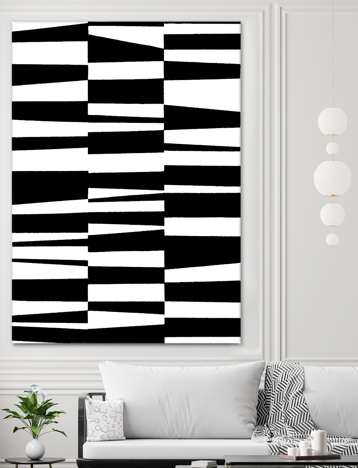 Monochrome Patterns 7 by Natasha Marie on GIANT ART - black abstract