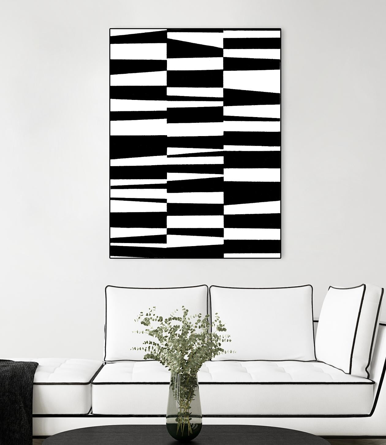 Monochrome Patterns 7 by Natasha Marie on GIANT ART - black abstract