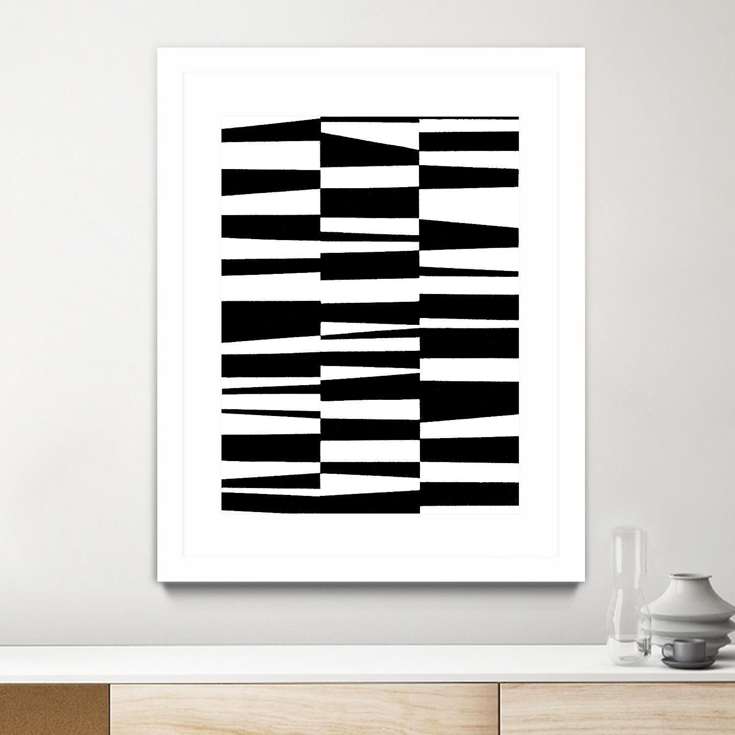 Monochrome Patterns 7 by Natasha Marie on GIANT ART - black abstract
