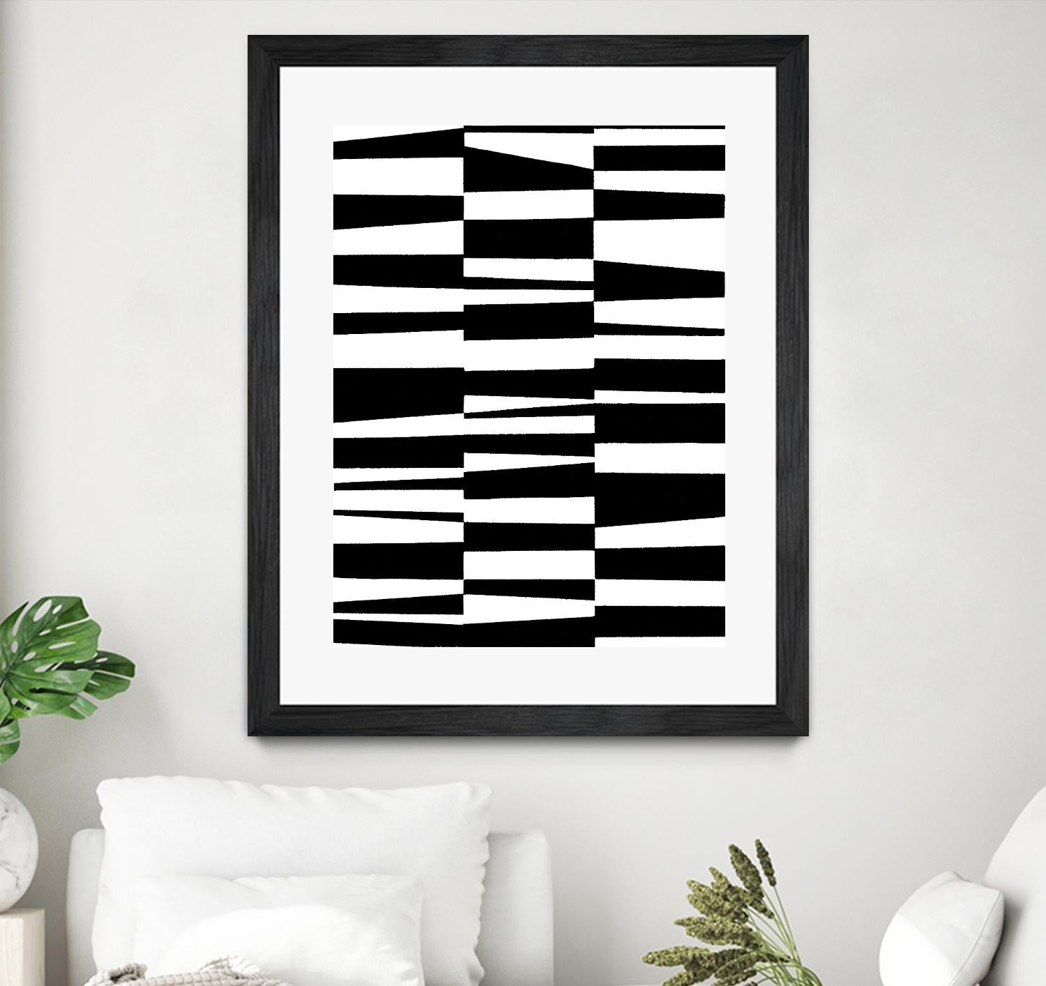 Monochrome Patterns 7 by Natasha Marie on GIANT ART - black abstract