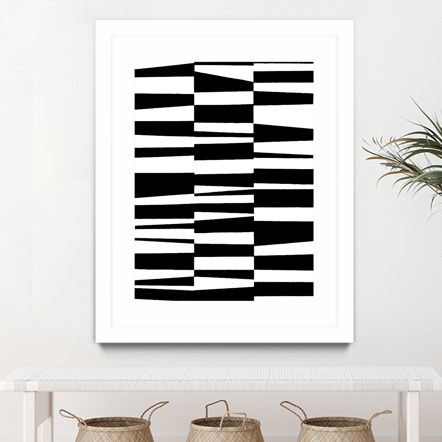 Monochrome Patterns 7 by Natasha Marie on GIANT ART - black abstract