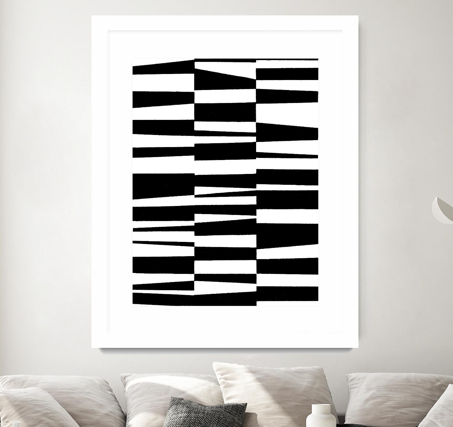 Monochrome Patterns 7 by Natasha Marie on GIANT ART - black abstract