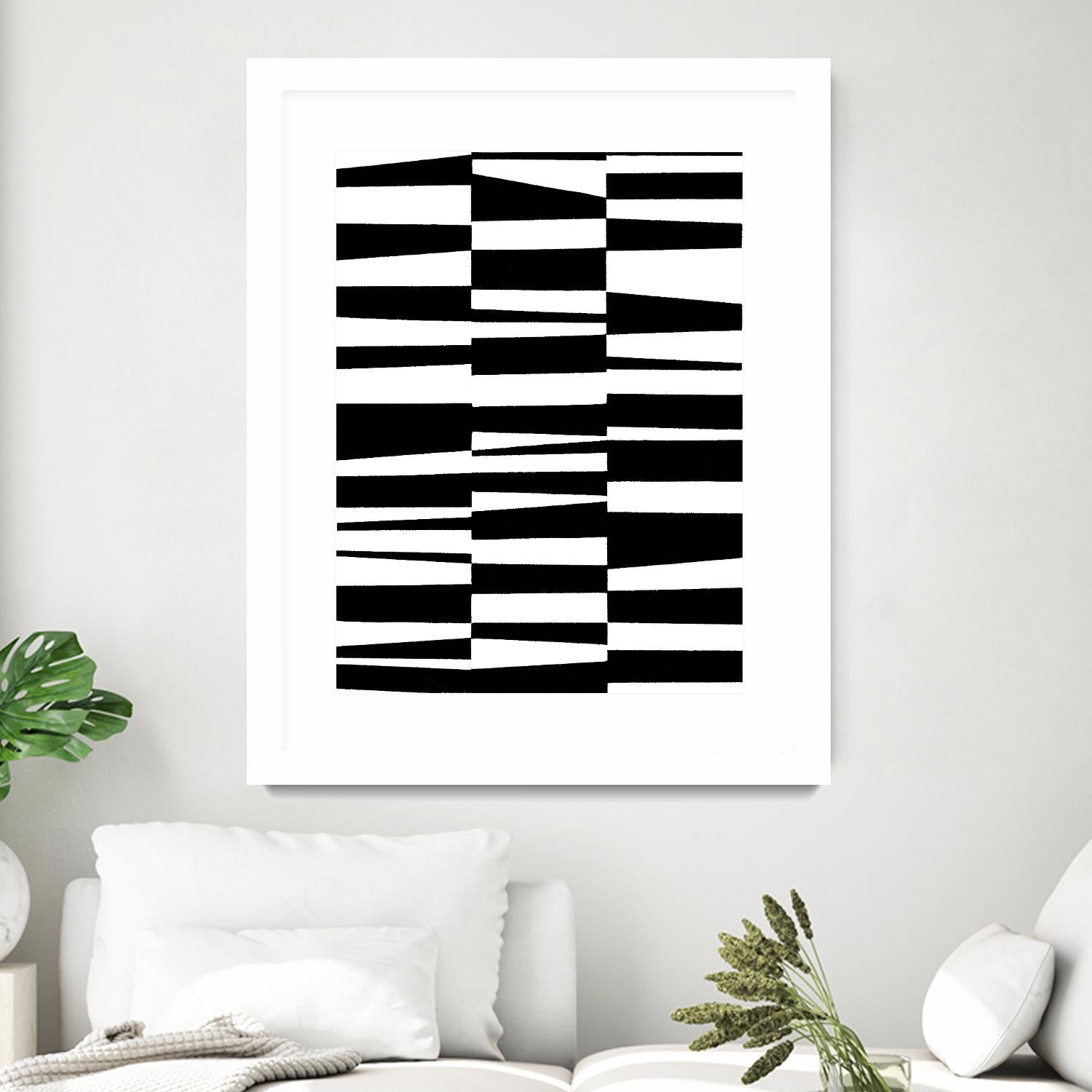 Monochrome Patterns 7 by Natasha Marie on GIANT ART - black abstract
