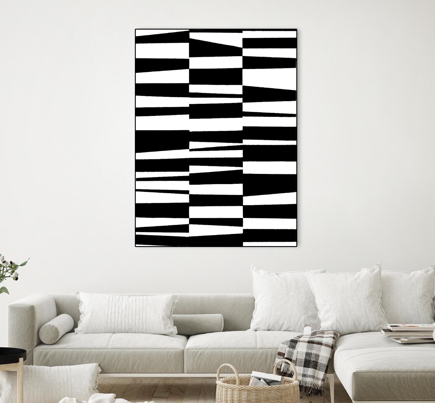 Monochrome Patterns 7 by Natasha Marie on GIANT ART - black abstract