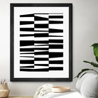 Monochrome Patterns 7 by Natasha Marie on GIANT ART - black abstract