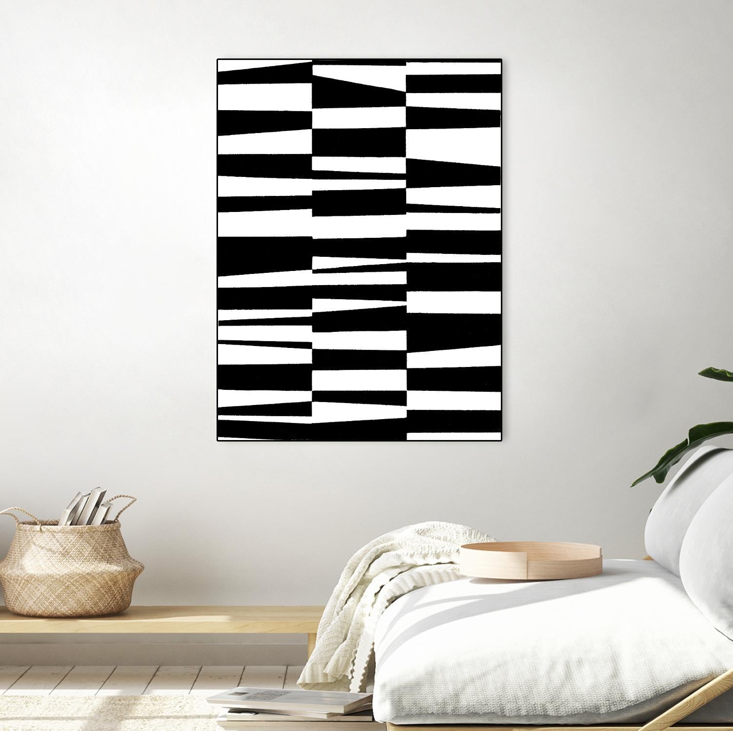 Monochrome Patterns 7 by Natasha Marie on GIANT ART - black abstract