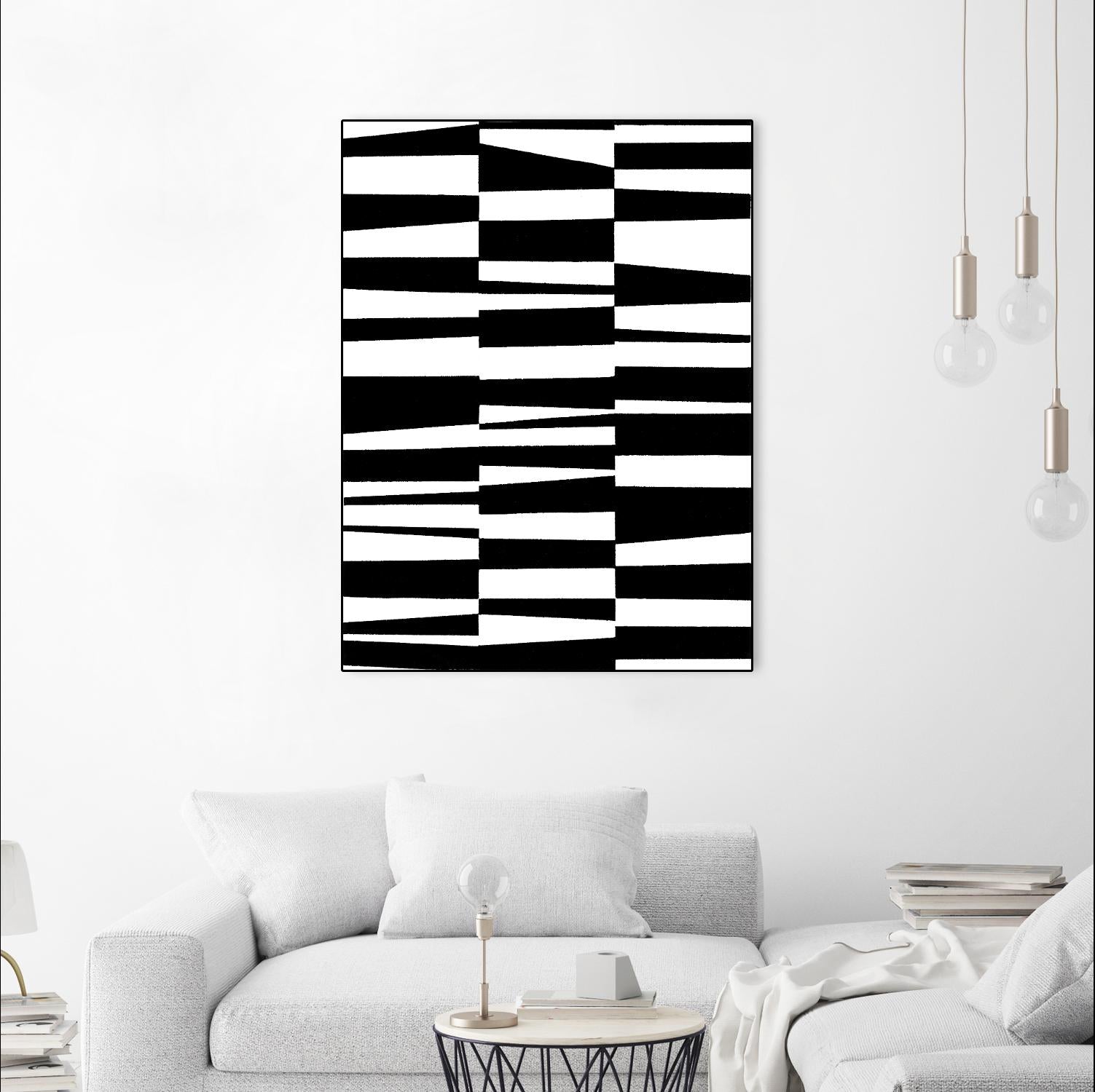 Monochrome Patterns 7 by Natasha Marie on GIANT ART - black abstract