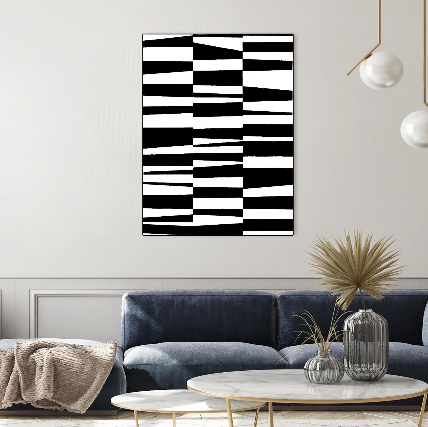 Monochrome Patterns 7 by Natasha Marie on GIANT ART - black abstract
