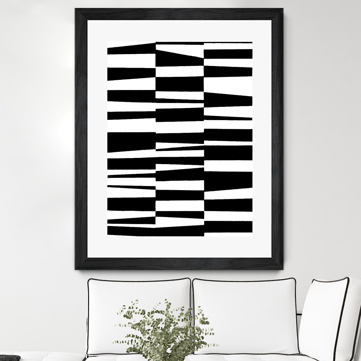 Monochrome Patterns 7 by Natasha Marie on GIANT ART - black abstract