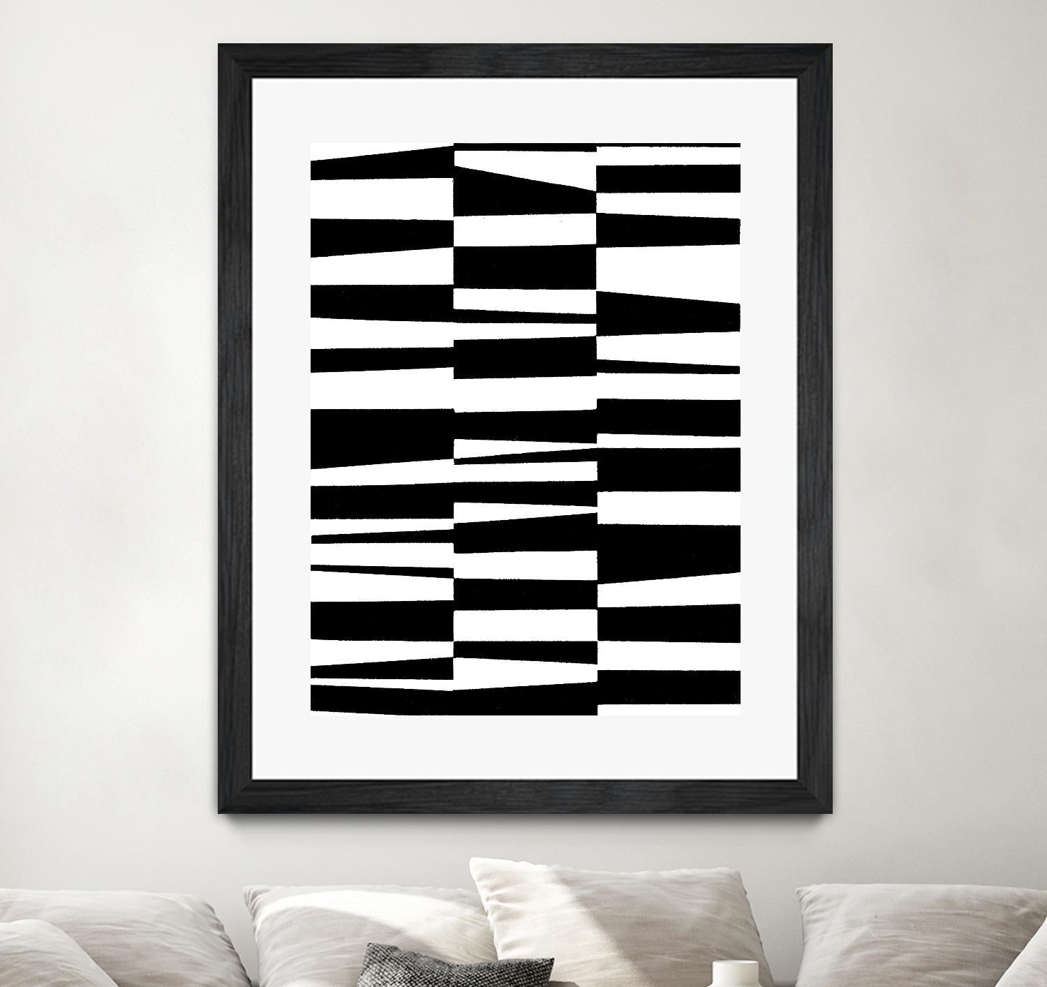 Monochrome Patterns 7 by Natasha Marie on GIANT ART - black abstract