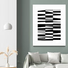 Monochrome Patterns 7 by Natasha Marie on GIANT ART - black abstract