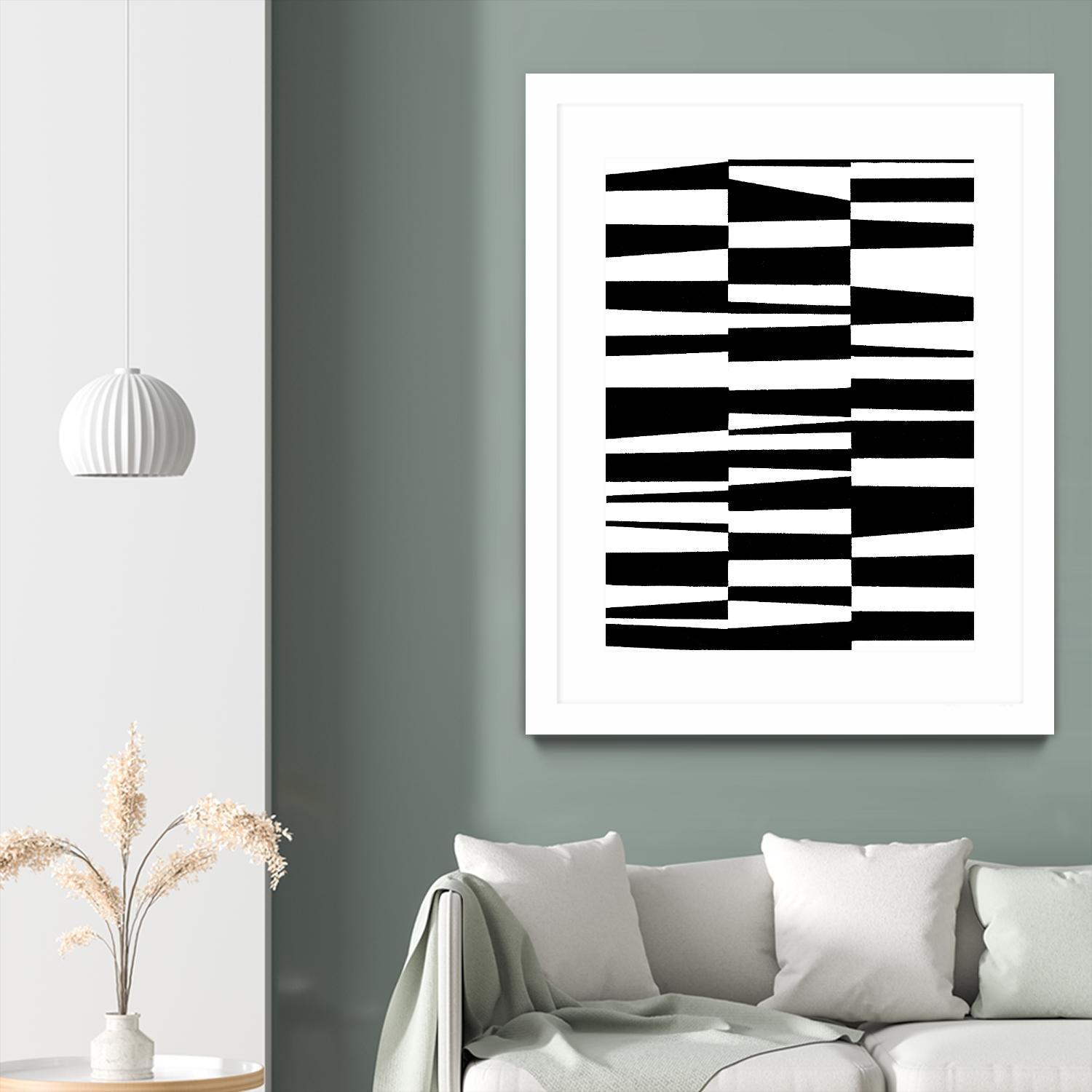 Monochrome Patterns 7 by Natasha Marie on GIANT ART - black abstract