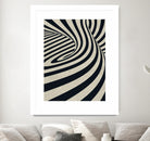 Black Swirls D by THE Studio on GIANT ART - beige abstract