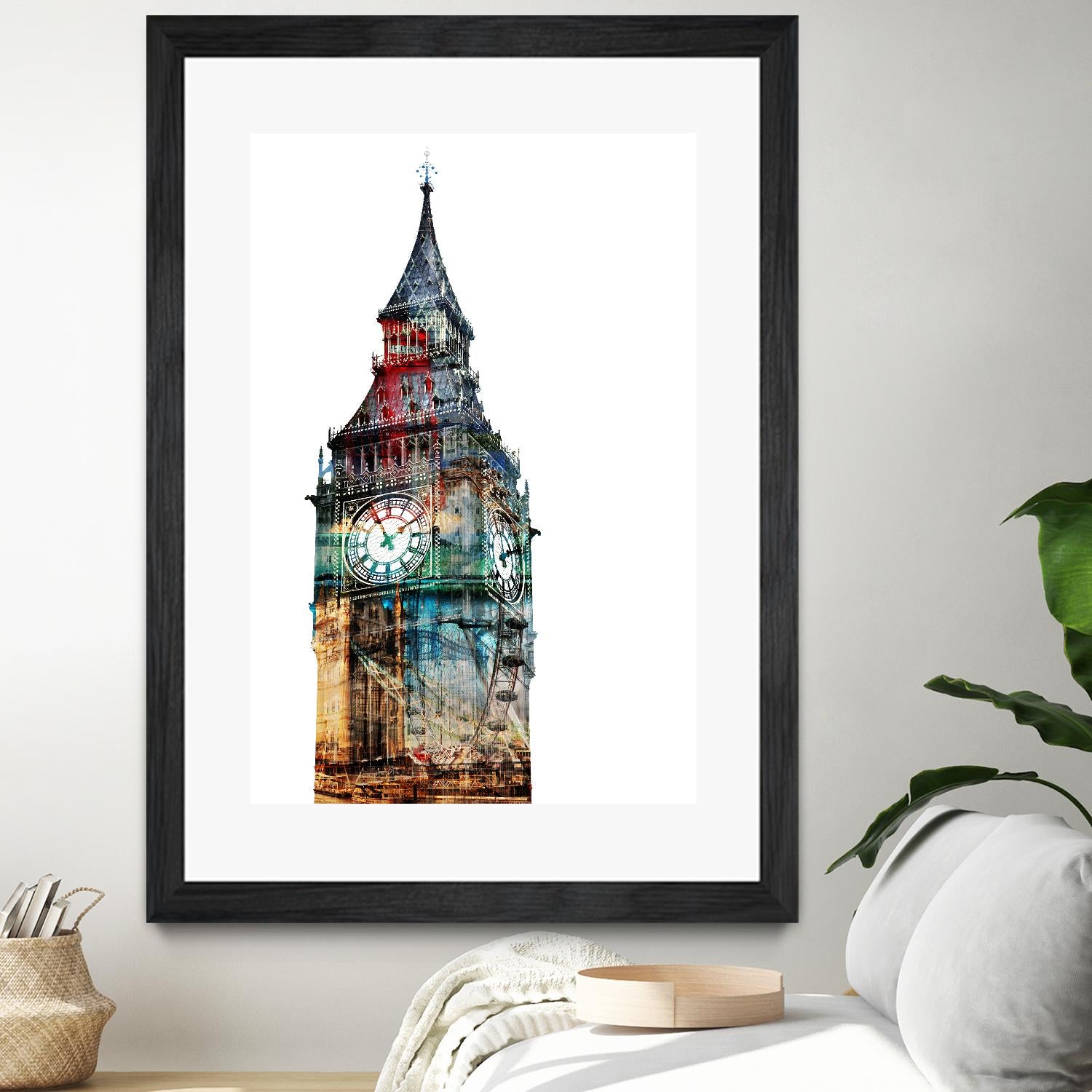 London Spirit by THE Studio on GIANT ART - blue city scene